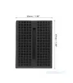170 Tie Pin Points Mini Solderless Self-Adhesive Breadboard (Black) - Image 3