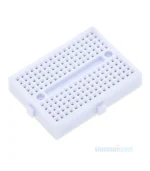 170 Tie Pin Points Mini Solderless Self-Adhesive Breadboard (White)