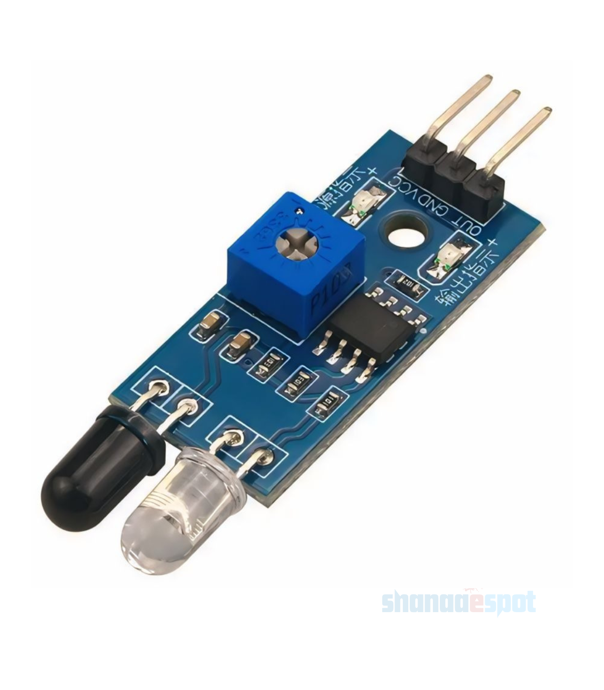 Shanaa eSpot - Infrared Obstacle Avoidance IR Sensor Module