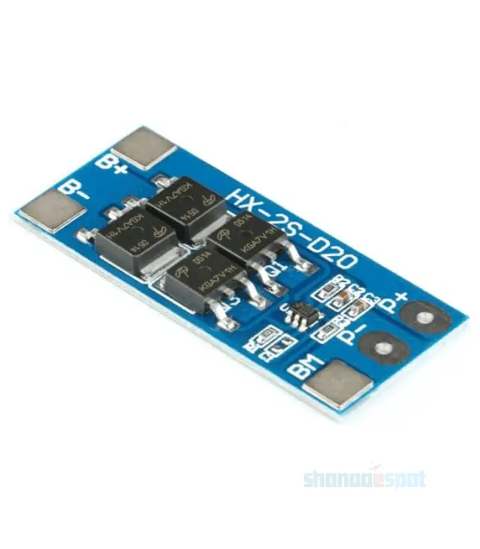 2S 20A 18650 lithium battery protection board BMS