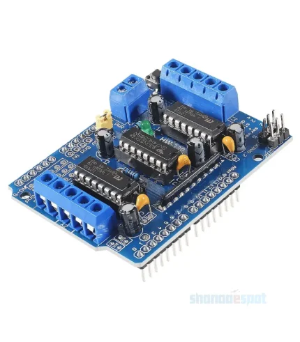 L293D motor driver shield dual H-bridge board