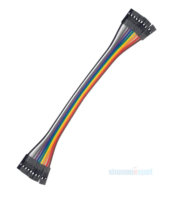 Male to Male Jumper Wires 20cm for Breadboard (Pack of 10) (2) Male to Male Jumper Wires 20cm for Breadboard (Pack of 10)