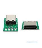 USB 3.1 Type-C 4-Pin Female Connector Breakout Board